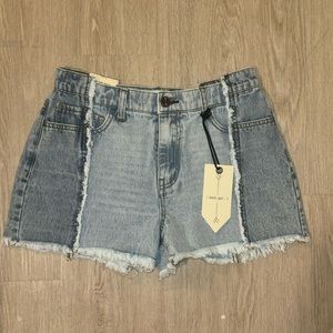 Two toned Denim shorts. Size 27. Ban•Jara brand.